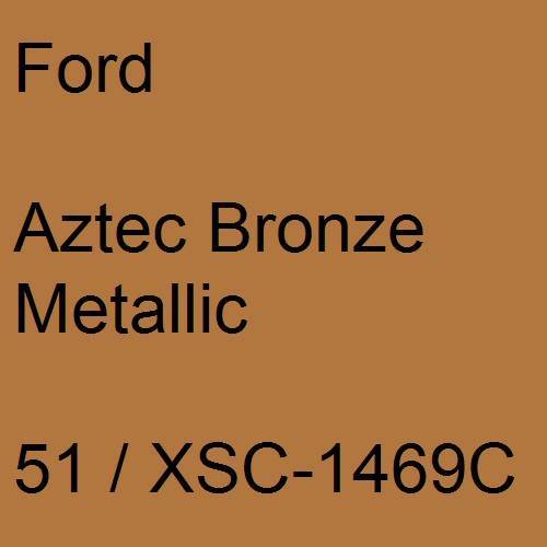 Ford, Aztec Bronze Metallic, 51 / XSC-1469C.